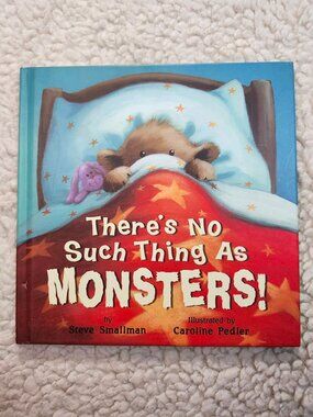 There's No Such Thing As MONSTERS! Steve Smallman Hardcover Picture Book Kids